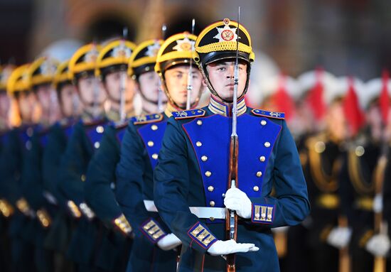 Opening ceremony of Spasskaya Tower military music festival