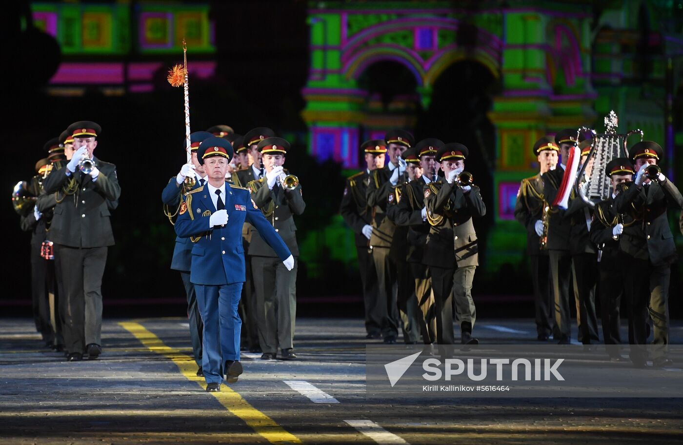 Opening ceremony of Spasskaya Tower military music festival