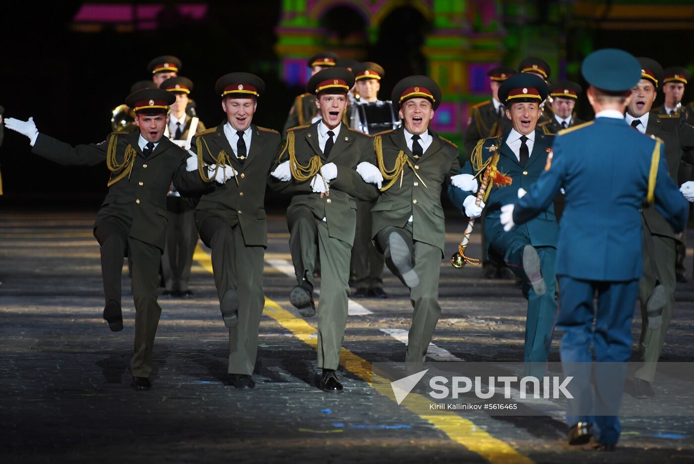 Opening ceremony of Spasskaya Tower military music festival