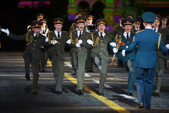 Opening ceremony of Spasskaya Tower military music festival