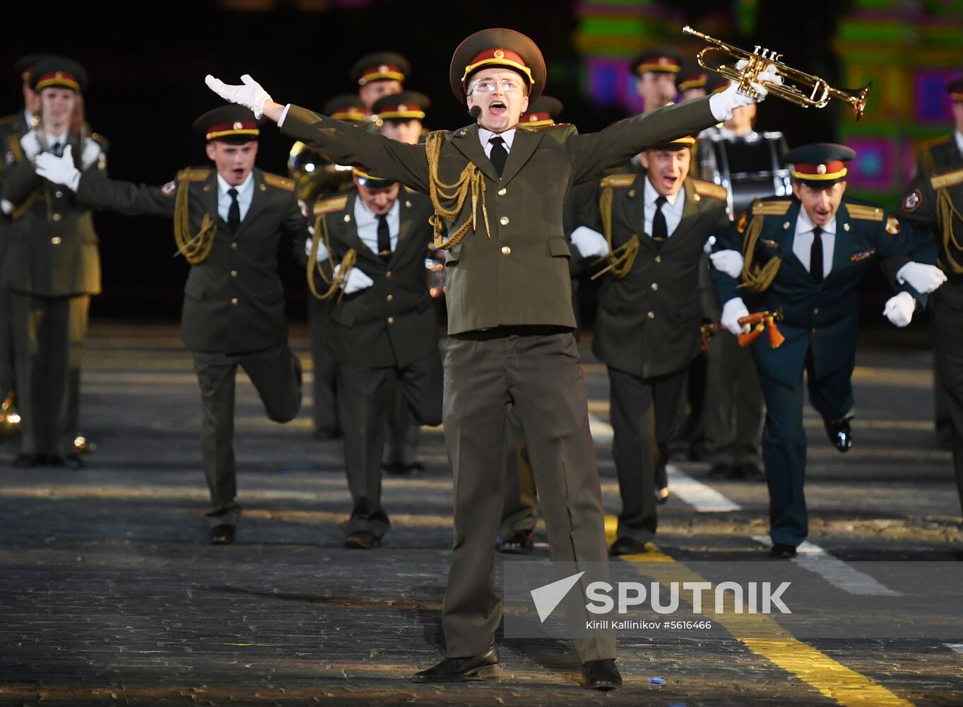 Opening ceremony of Spasskaya Tower military music festival