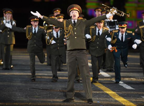 Opening ceremony of Spasskaya Tower military music festival