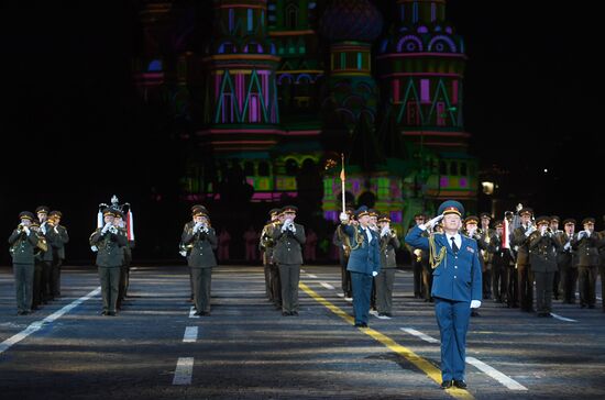 Opening ceremony of Spasskaya Tower military music festival