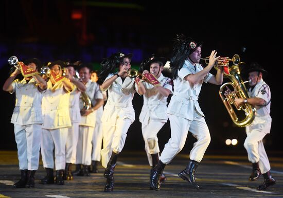 Opening ceremony of Spasskaya Tower military music festival