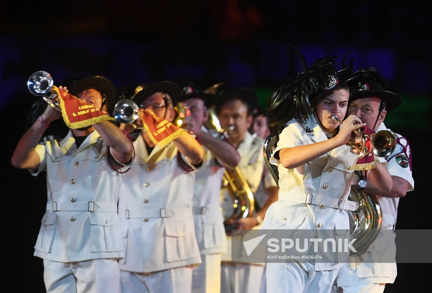 Opening ceremony of Spasskaya Tower military music festival