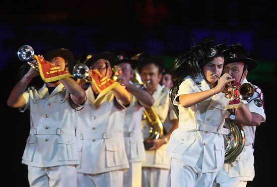 Opening ceremony of Spasskaya Tower military music festival