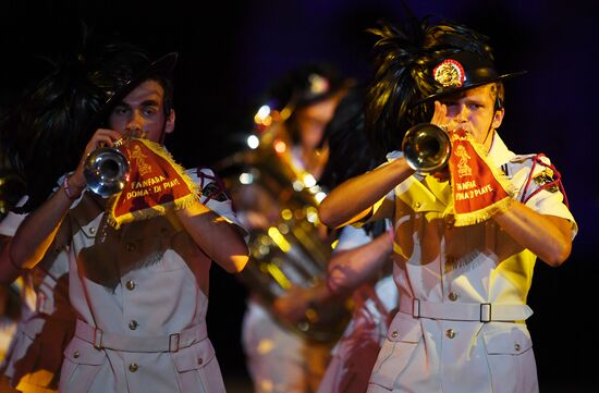 Opening ceremony of Spasskaya Tower military music festival