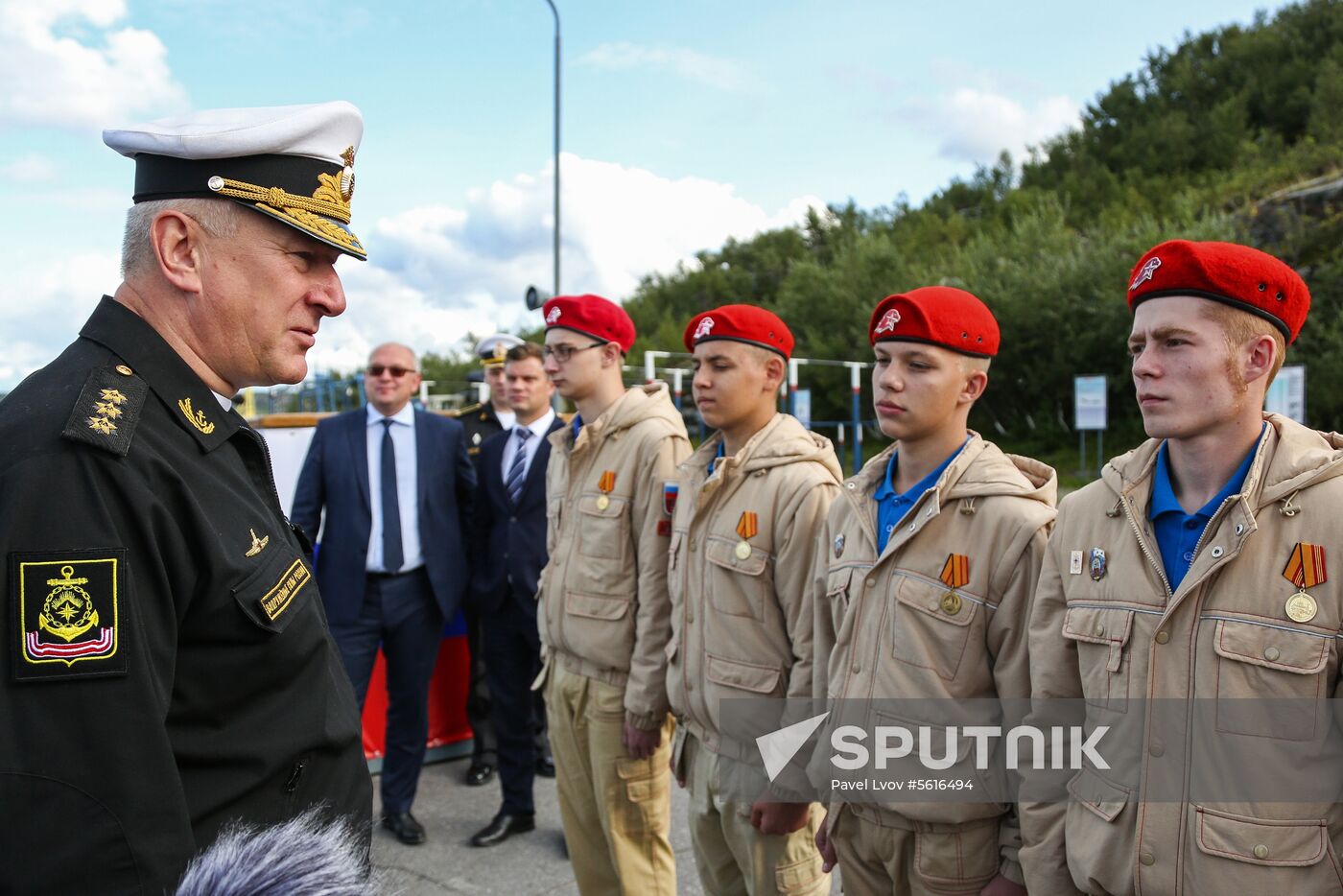 Opening of exhibition as part of 2018 Army forum in Severomosk