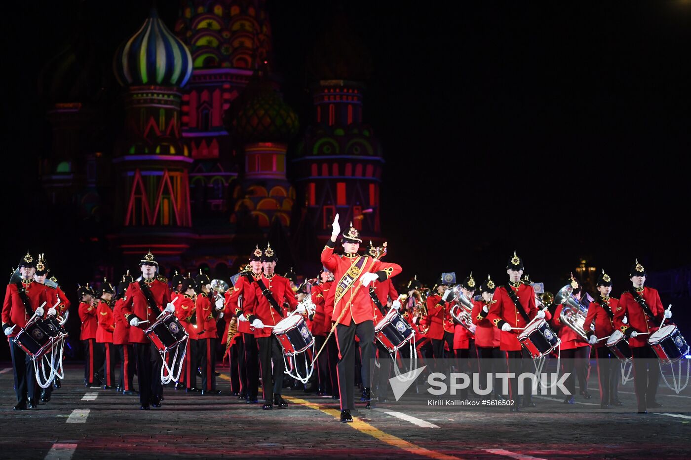 Opening ceremony of Spasskaya Tower military music festival