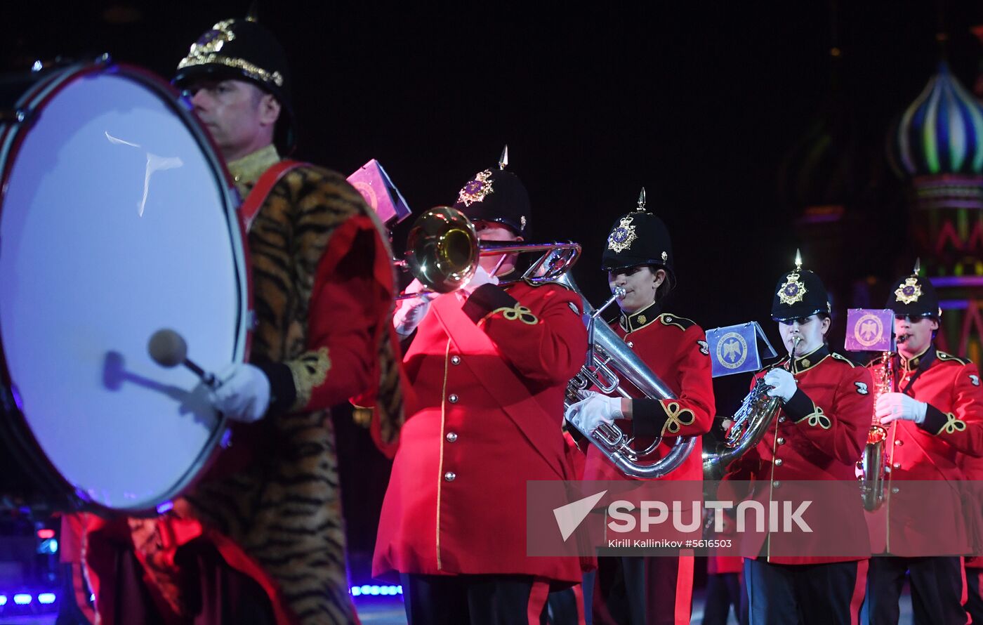 Opening ceremony of Spasskaya Tower military music festival
