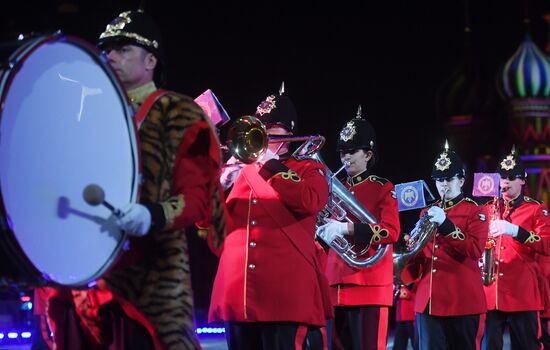 Opening ceremony of Spasskaya Tower military music festival