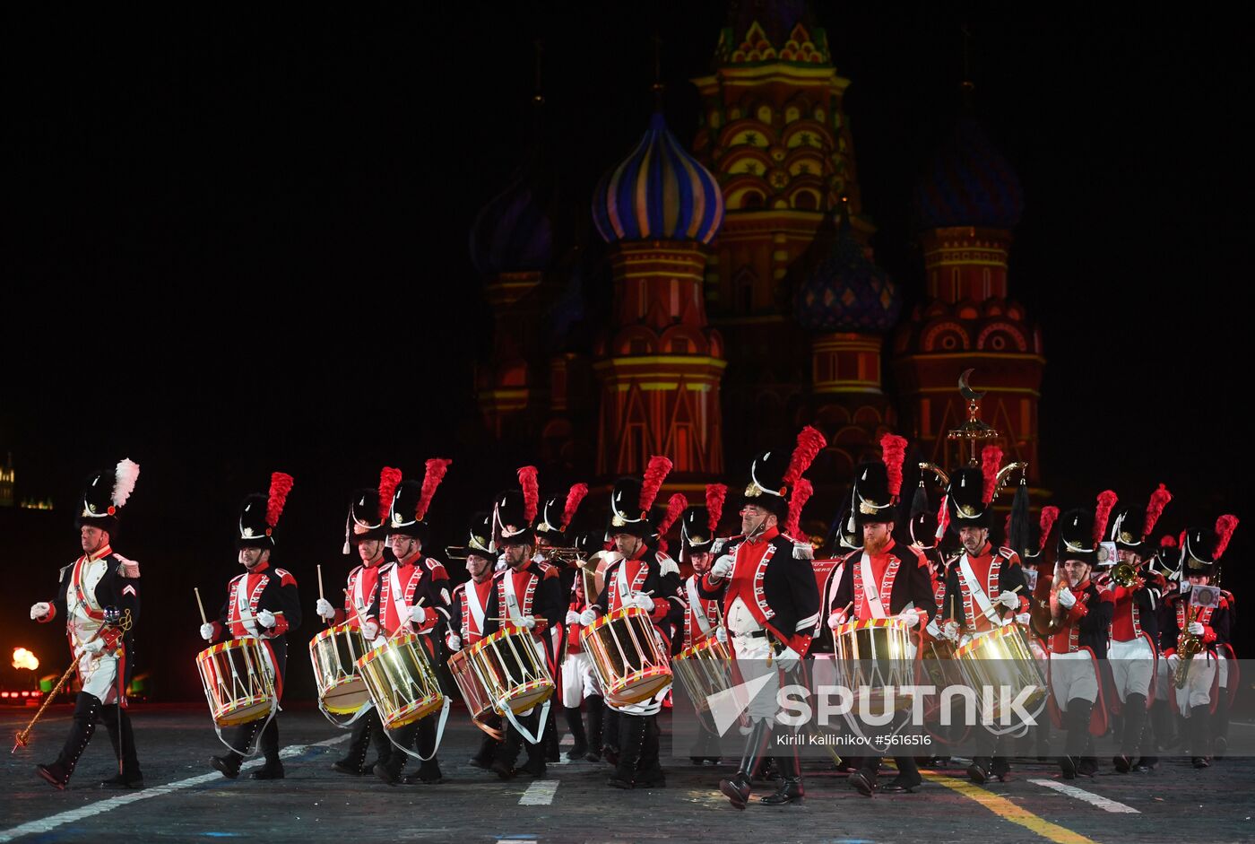Opening ceremony of Spasskaya Tower military music festival