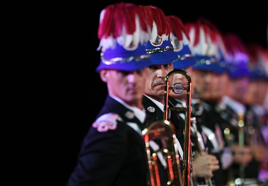 Opening ceremony of Spasskaya Tower military music festival
