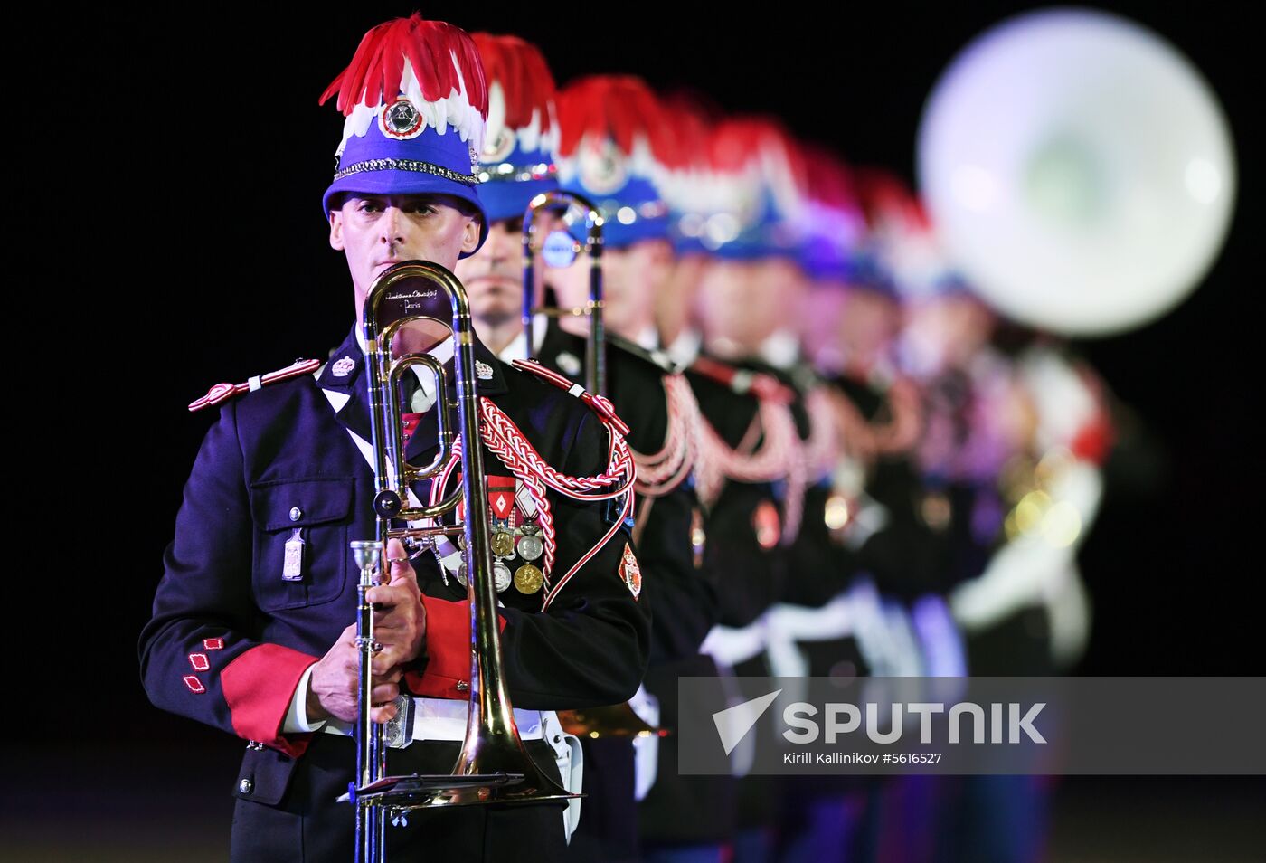 Opening ceremony of Spasskaya Tower military music festival