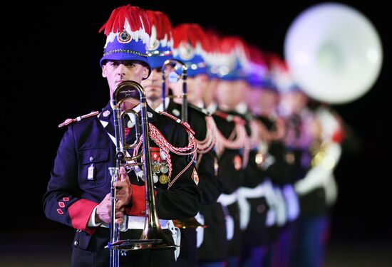 Opening ceremony of Spasskaya Tower military music festival