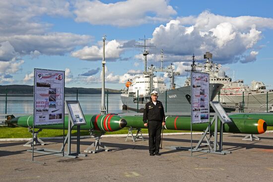 Opening of exhibition as part of 2018 Army forum in Severomosk