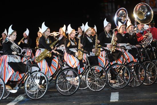 Opening ceremony of Spasskaya Tower military music festival