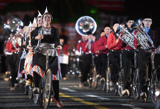 Opening ceremony of Spasskaya Tower military music festival