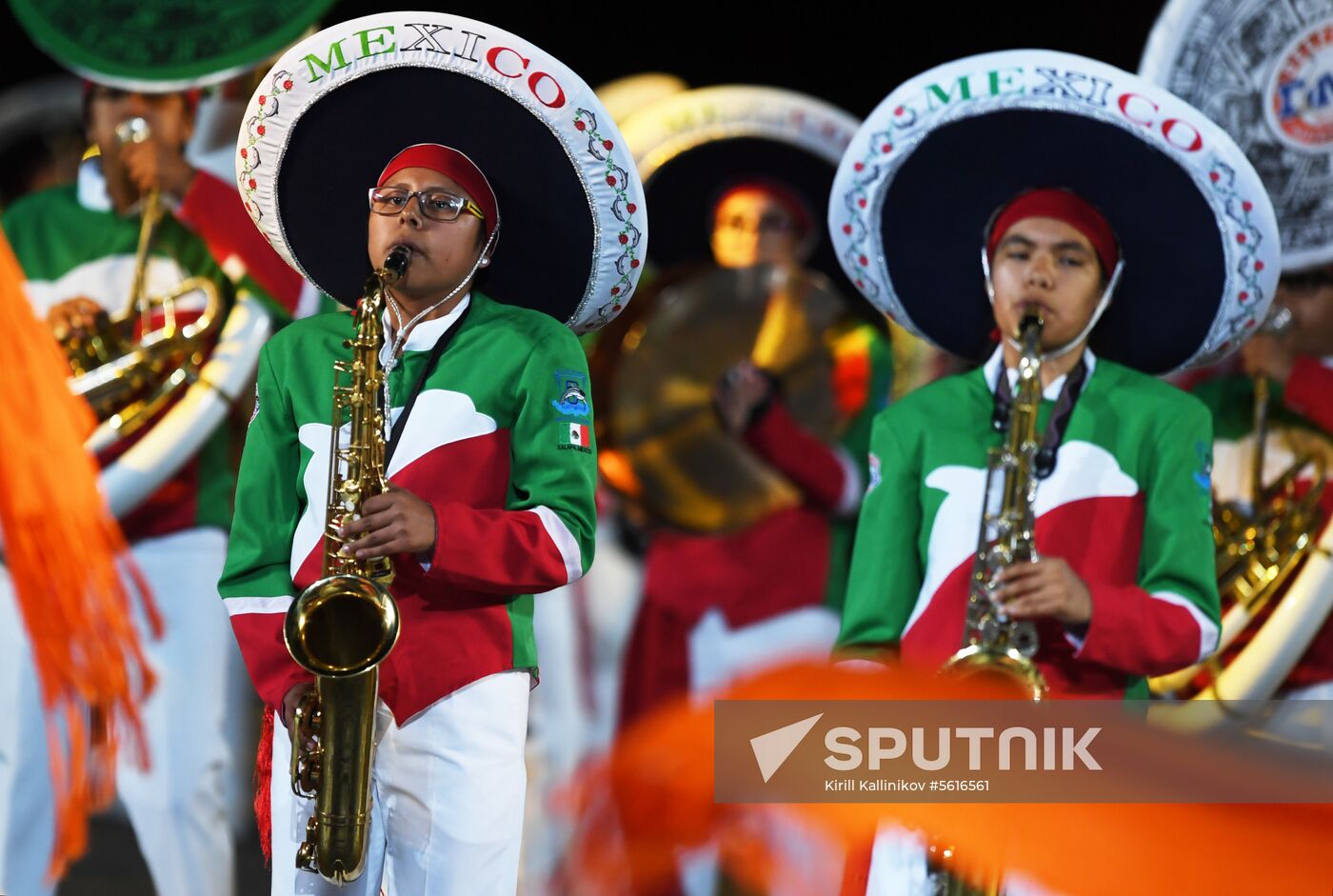 Opening ceremony of Spasskaya Tower military music festival