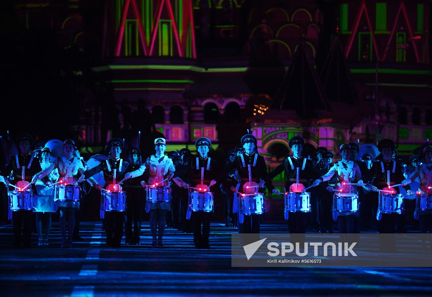 Opening ceremony of Spasskaya Tower military music festival