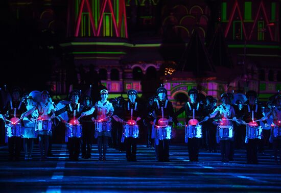 Opening ceremony of Spasskaya Tower military music festival