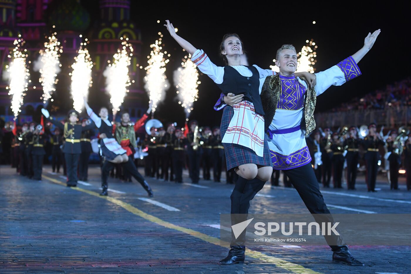 Opening ceremony of Spasskaya Tower military music festival