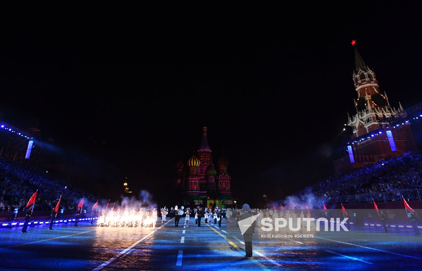 Opening ceremony of Spasskaya Tower military music festival