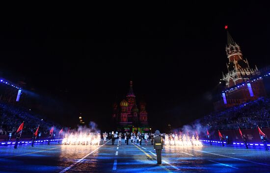 Opening ceremony of Spasskaya Tower military music festival