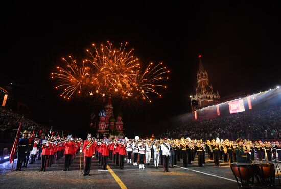 Opening ceremony of Spasskaya Tower military music festival