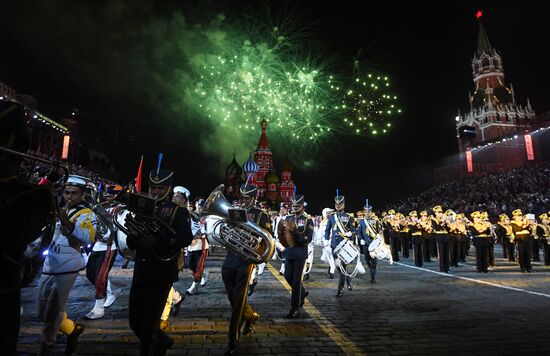 Opening ceremony of Spasskaya Tower military music festival