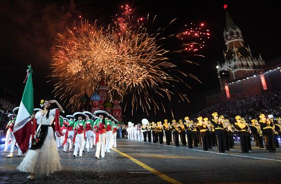 Opening ceremony of Spasskaya Tower military music festival