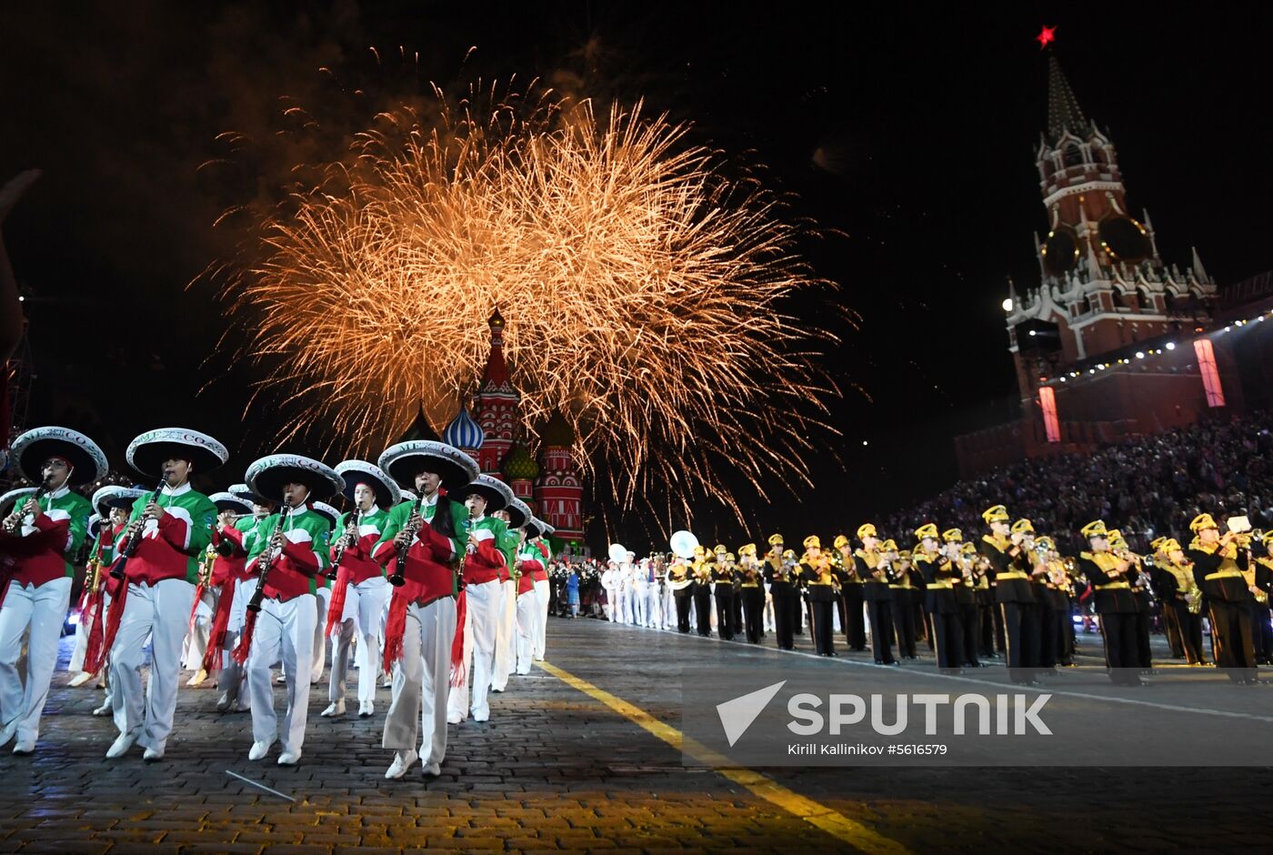 Opening ceremony of Spasskaya Tower military music festival