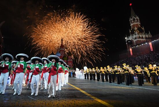 Opening ceremony of Spasskaya Tower military music festival