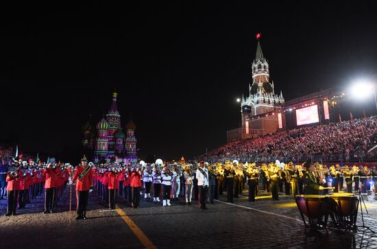 Opening ceremony of Spasskaya Tower military music festival