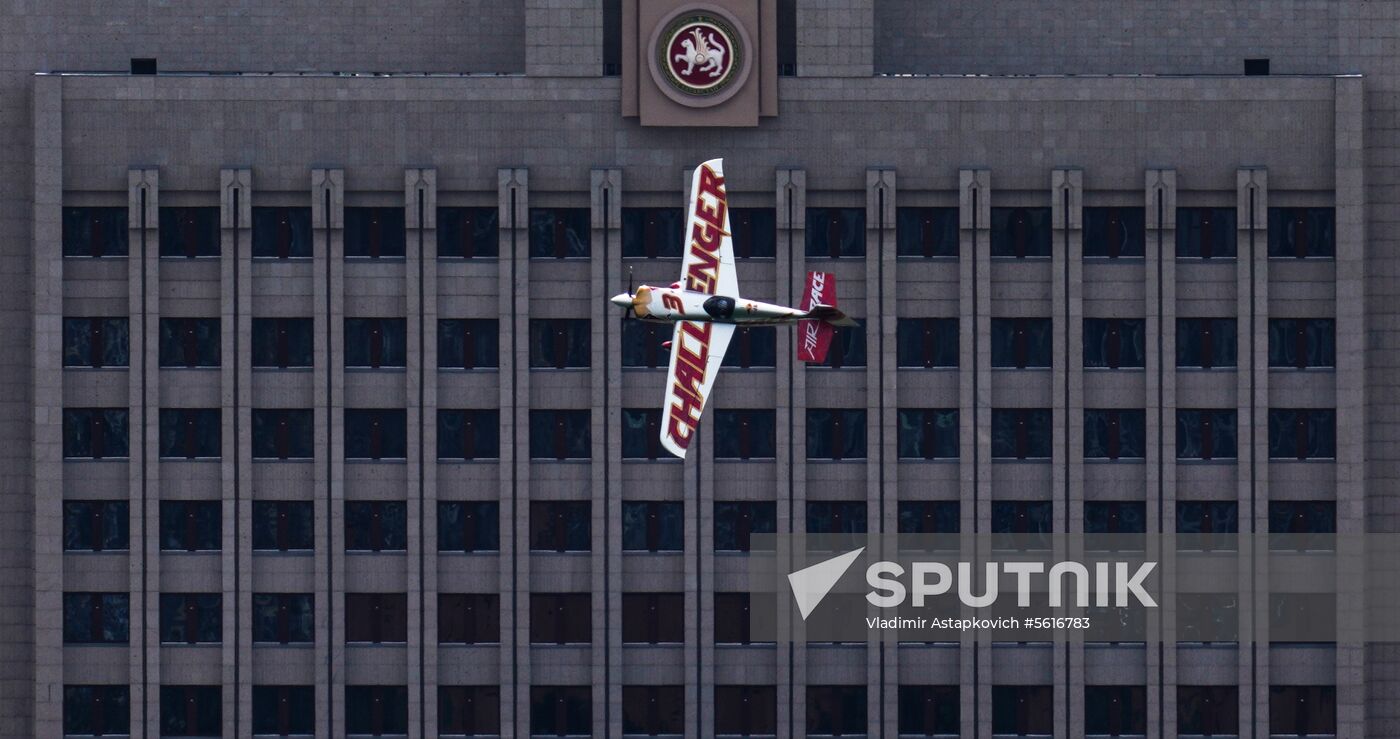 Red Bull Air Race in Kazan. Training session