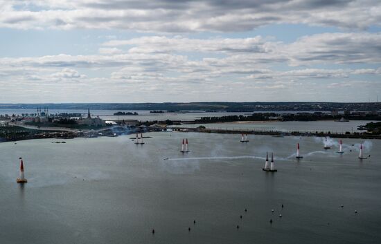 Red Bull Air Race in Kazan. Training session