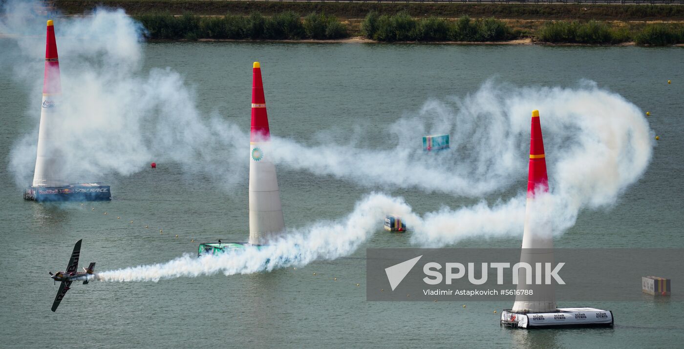 Red Bull Air Race in Kazan. Training session