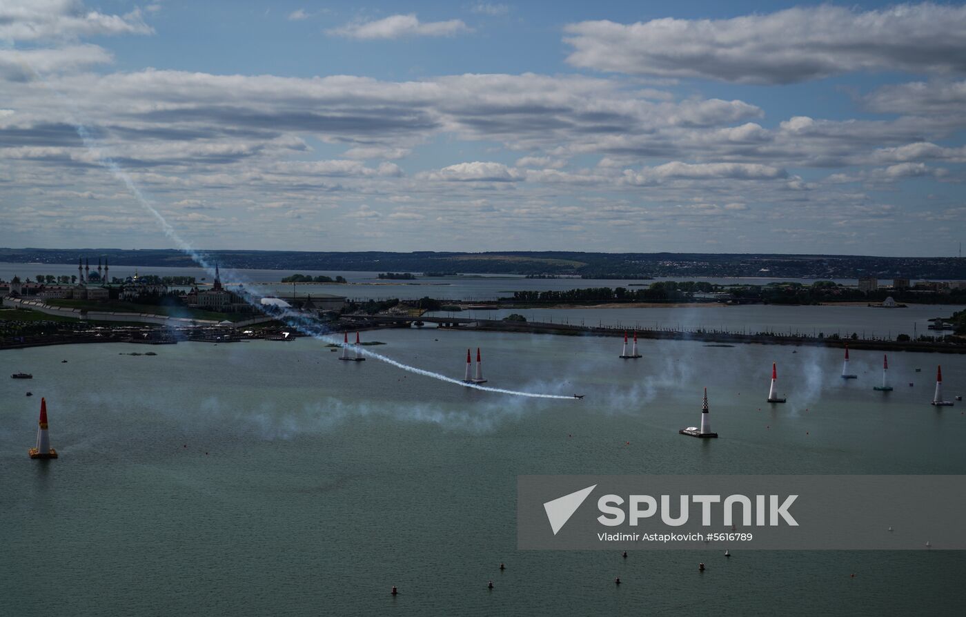 Red Bull Air Race in Kazan. Training session