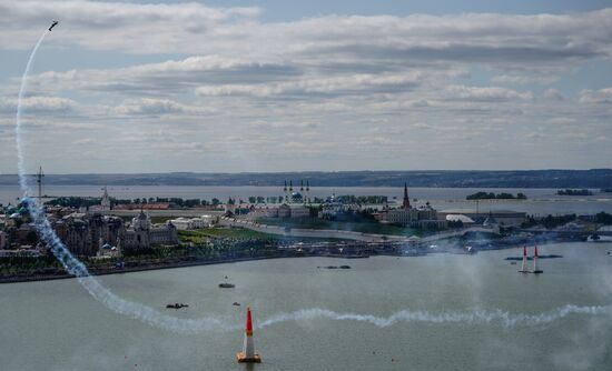 Red Bull Air Race in Kazan. Training session