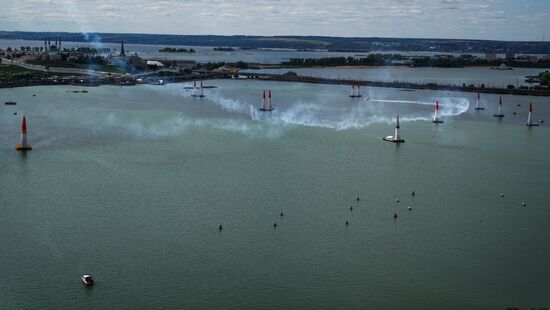 Red Bull Air Race in Kazan. Training session