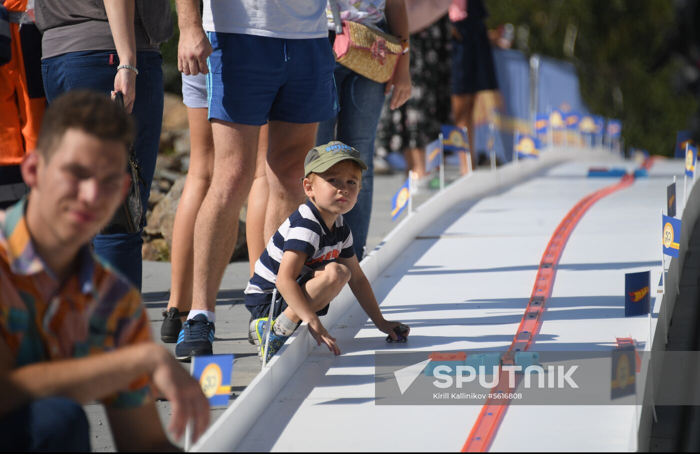 Hot Wheels sets Guinness World Record in Zaryadye Park