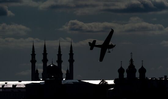 Red Bull Air Race in Kazan. Training session