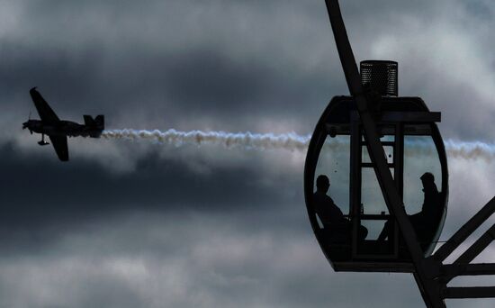 Red Bull Air Race in Kazan. Training session