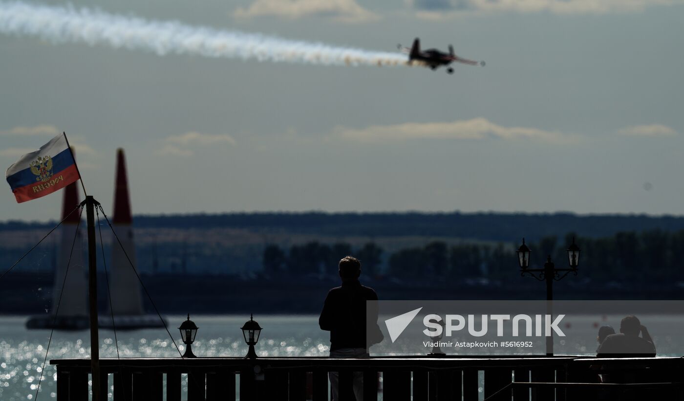 Red Bull Air Race in Kazan. Training session