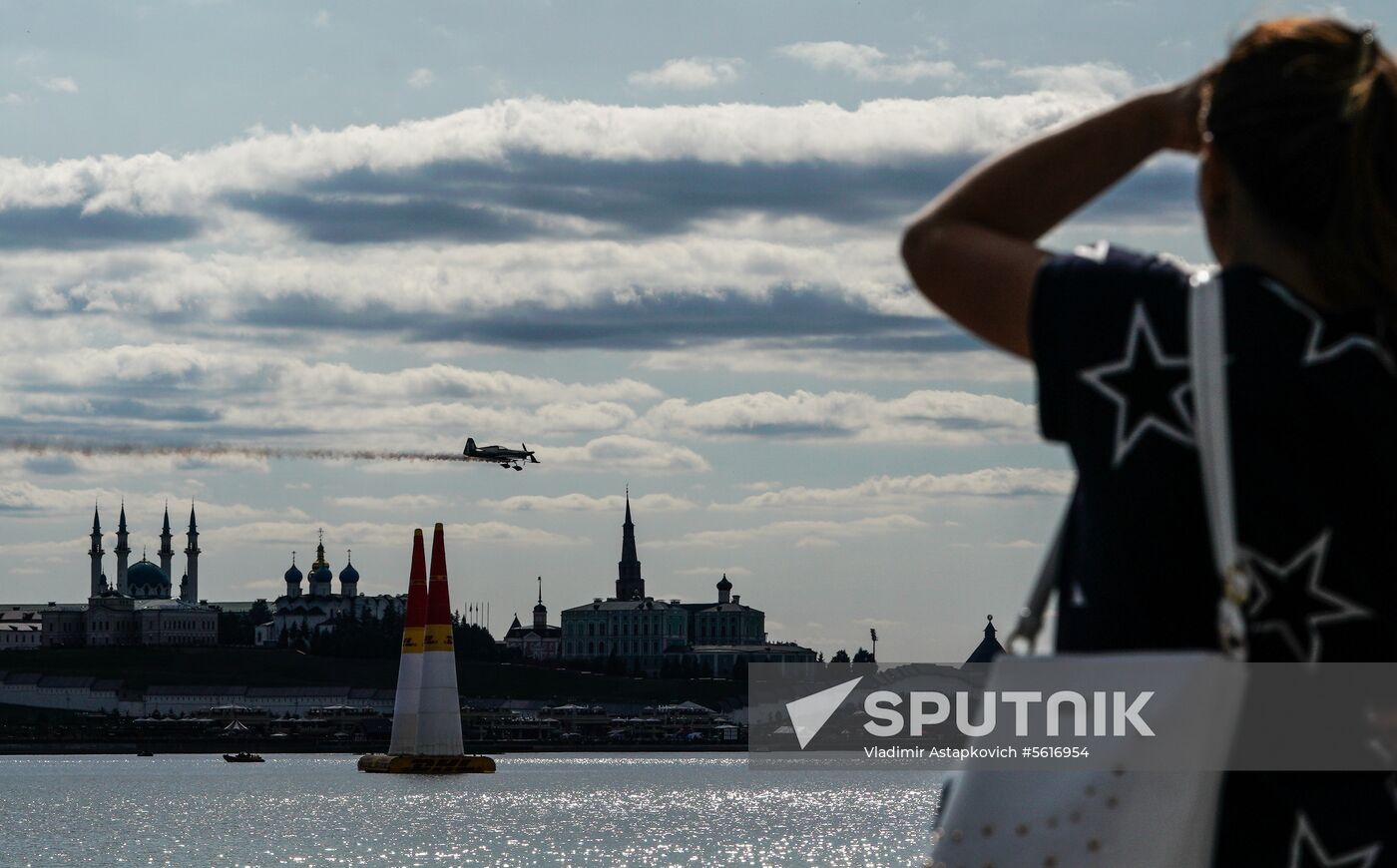 Red Bull Air Race in Kazan. Training session