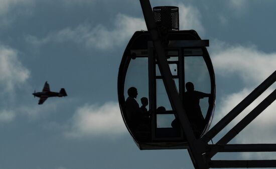 Red Bull Air Race in Kazan. Training session