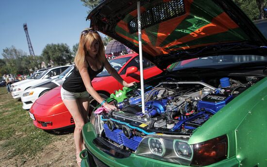Auto Shock international car festival in Stavropol Territory