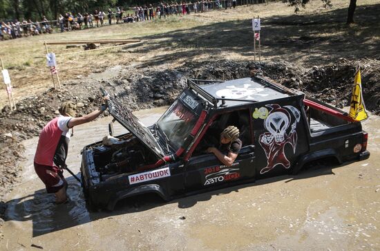 Auto Shock international car festival in Stavropol Territory