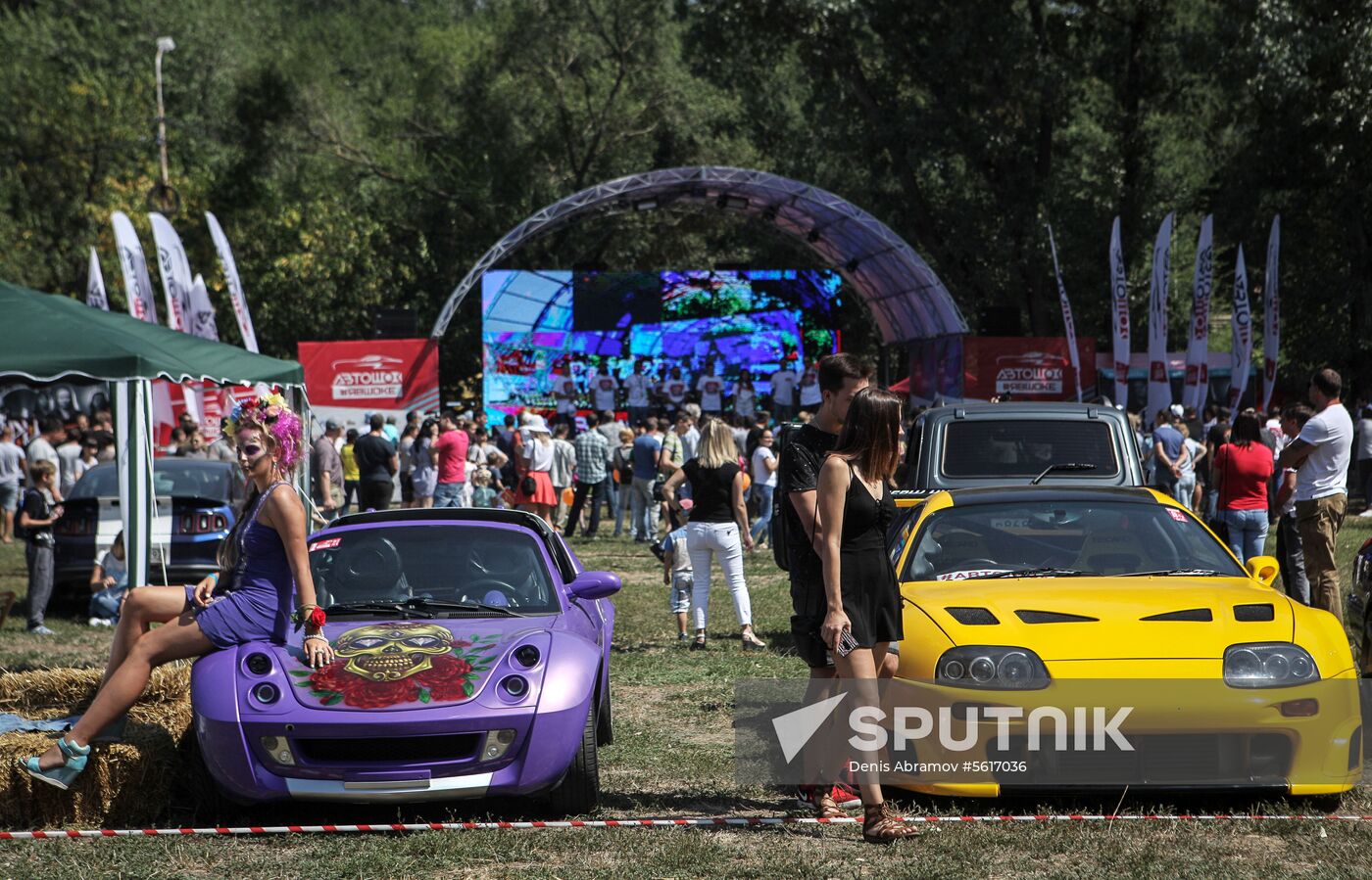 Auto Shock international car festival in Stavropol Territory