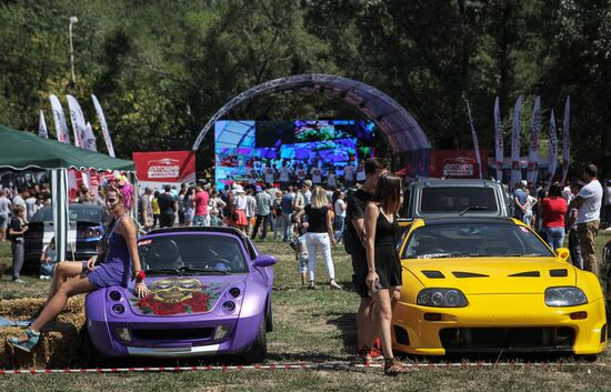 Auto Shock international car festival in Stavropol Territory